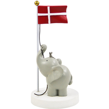 Kids by Friis  Bordflag med elefant And mus 13 cm