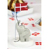 Kids by Friis  Bordflag med elefant And mus 13 cm