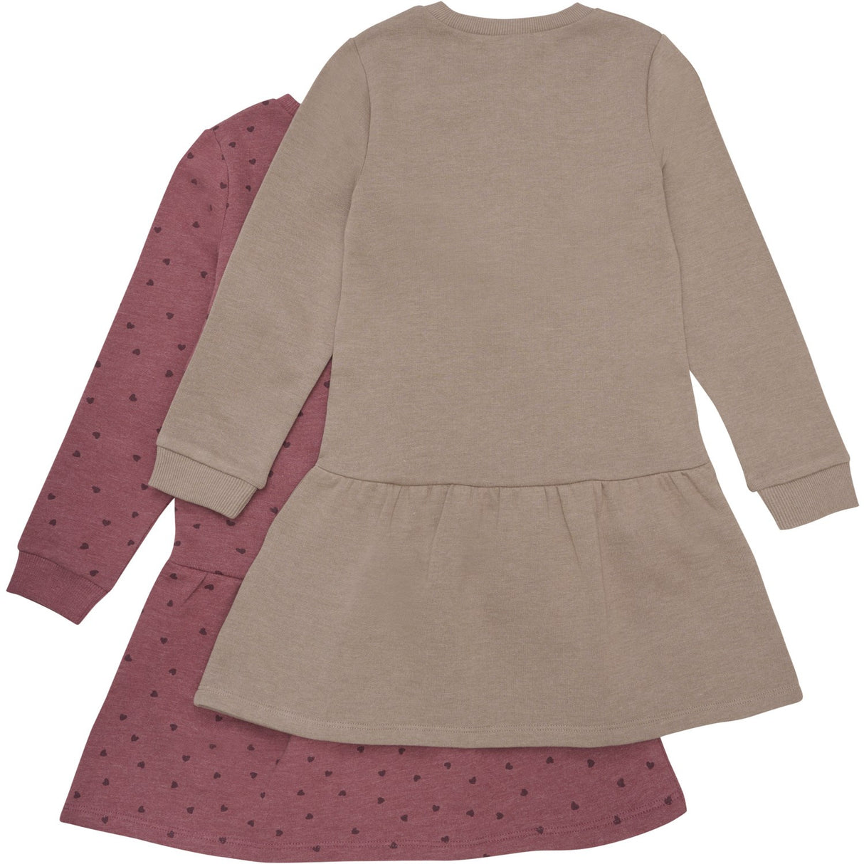 Minymo Apple Butter Sweat Dress 2-pack