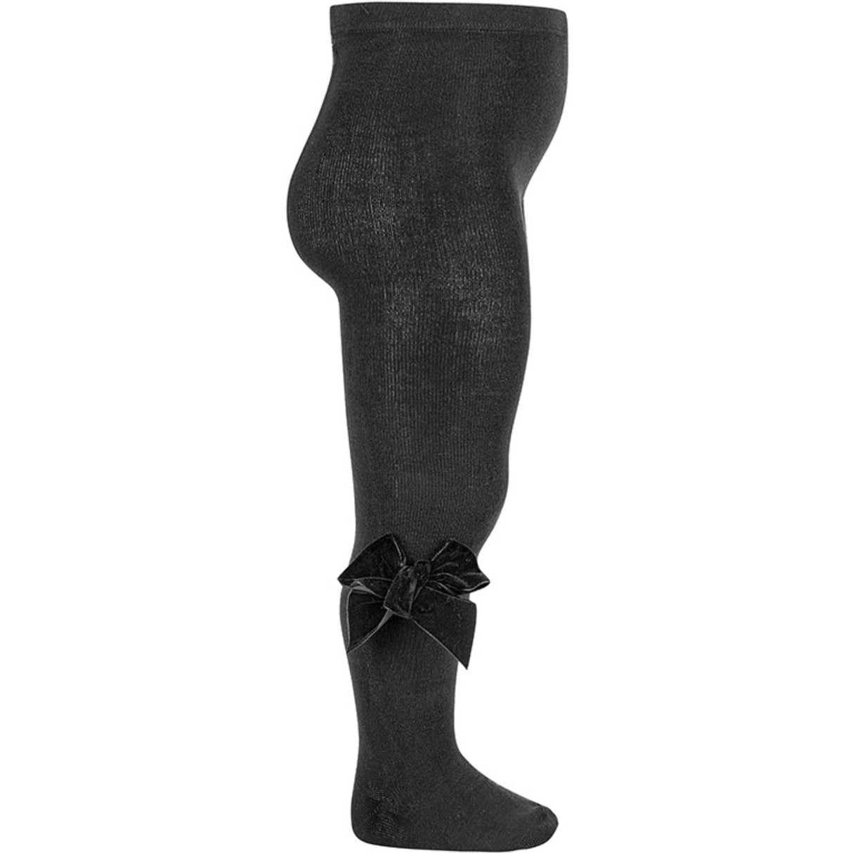 Cóndor Sort Cotton Tights With Side Openwork