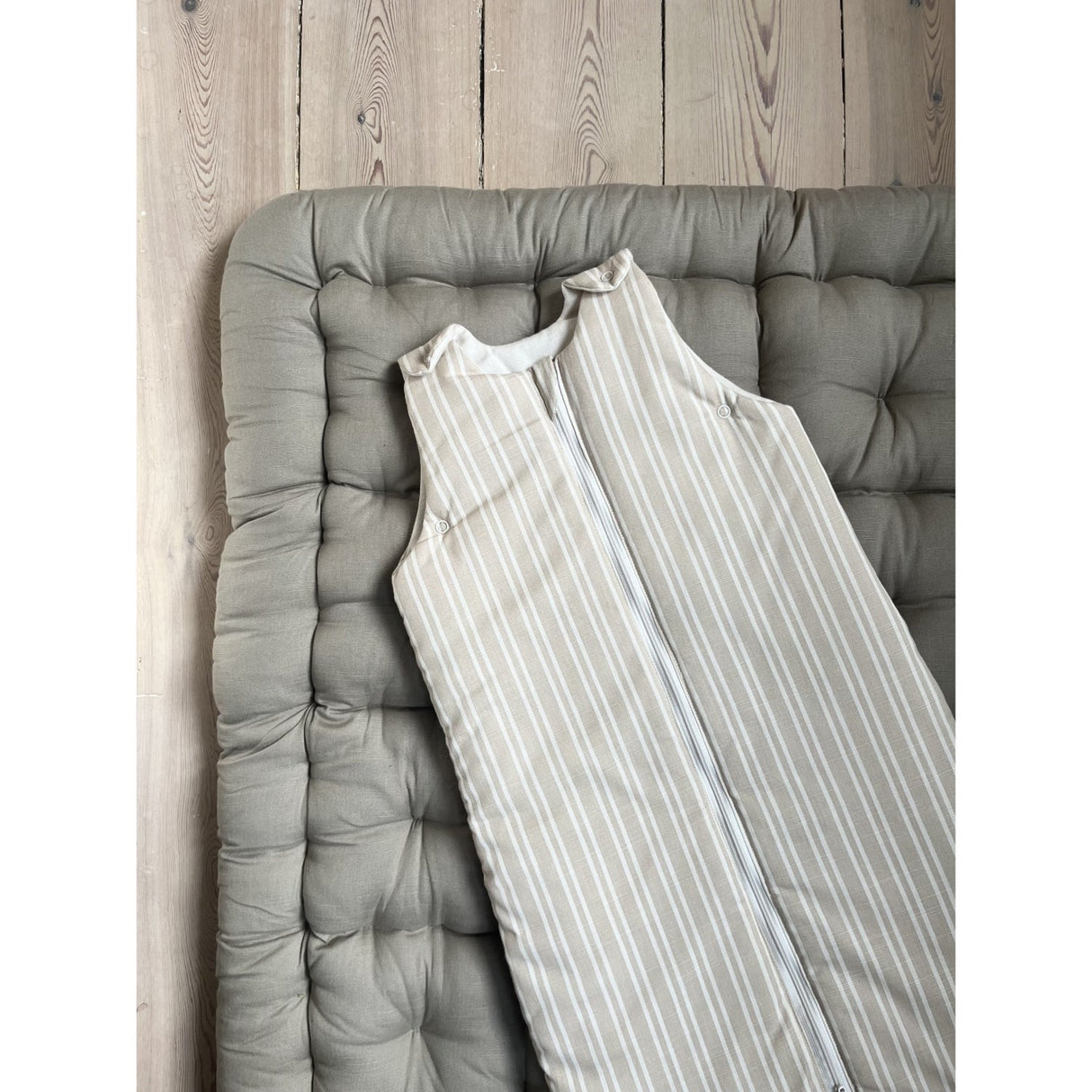 Pine Cone Beige Stripe Sleeping Bag