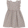 Huttelihut Sepia Rose Dress In Liberty Fabric