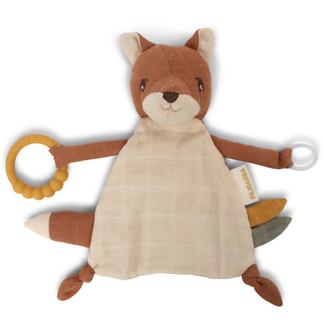 FILIBABBA Cuddle cloth with teether Freya the fox