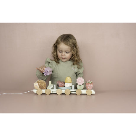 Little Dutch Fairy Garden Multi Stacking Train Hedgehog