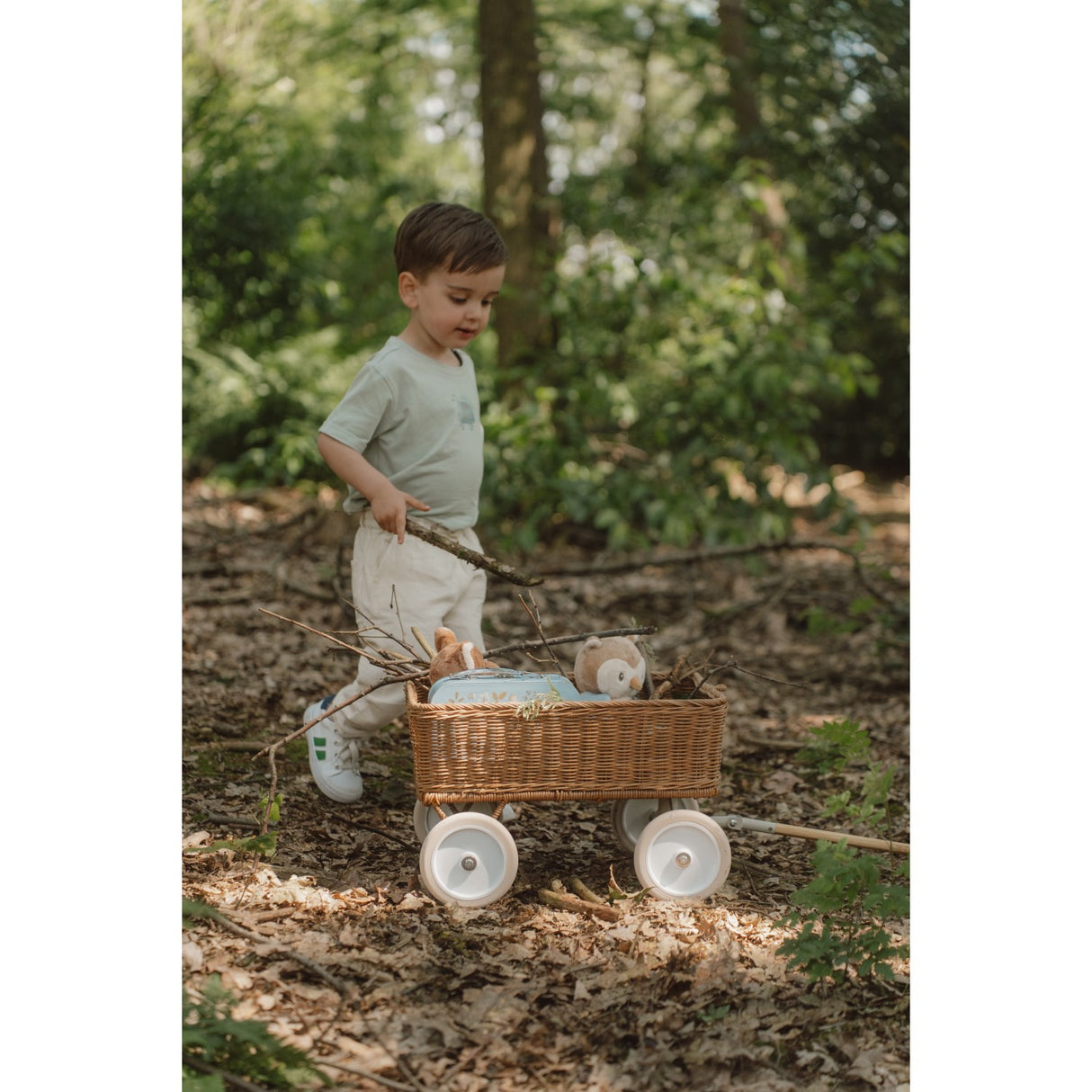 Little Dutch Forest Friends Blue Teddy Ugle