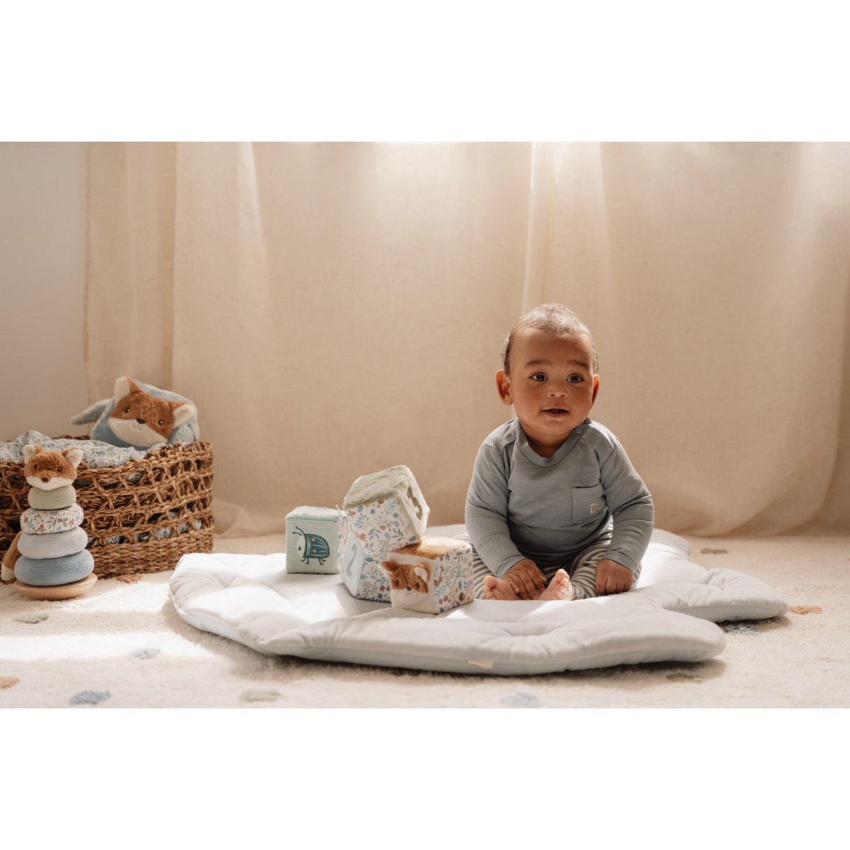 Little Dutch Forest Friends Blue Aktivitetsterninger 4-Pack