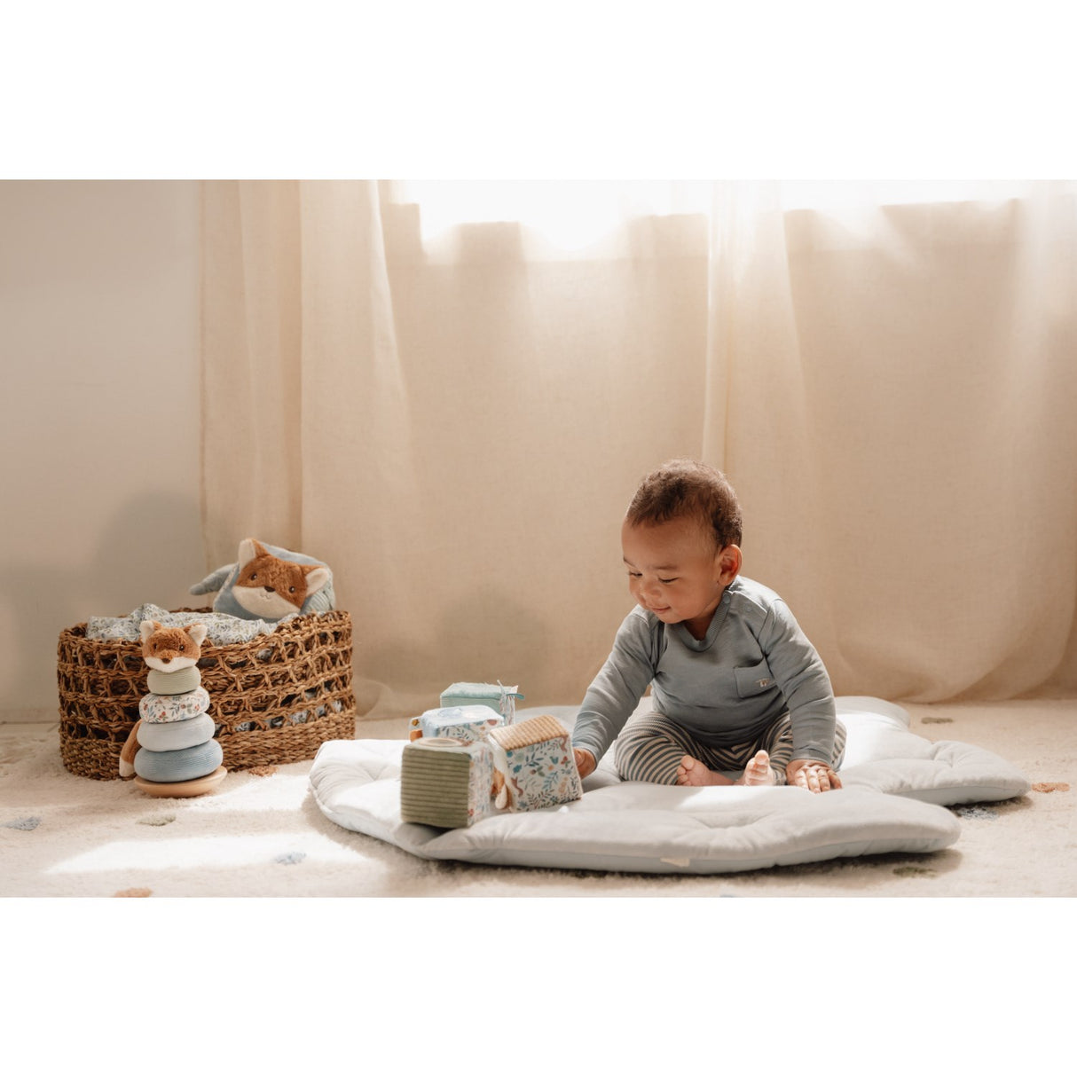 Little Dutch Forest Friends Blue Aktivitetsterninger 4-Pack