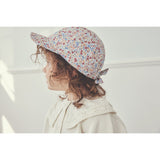 Huttelihut Sepia Rose Cap In Liberty Fabric
