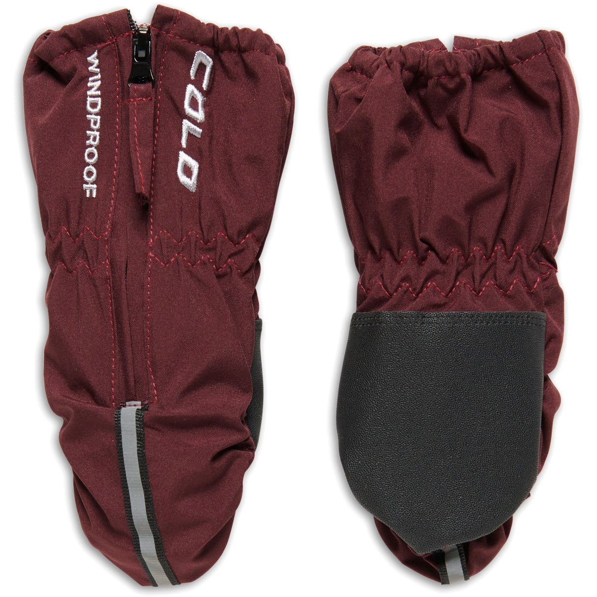 Cold Bordeaux Baby Mitten