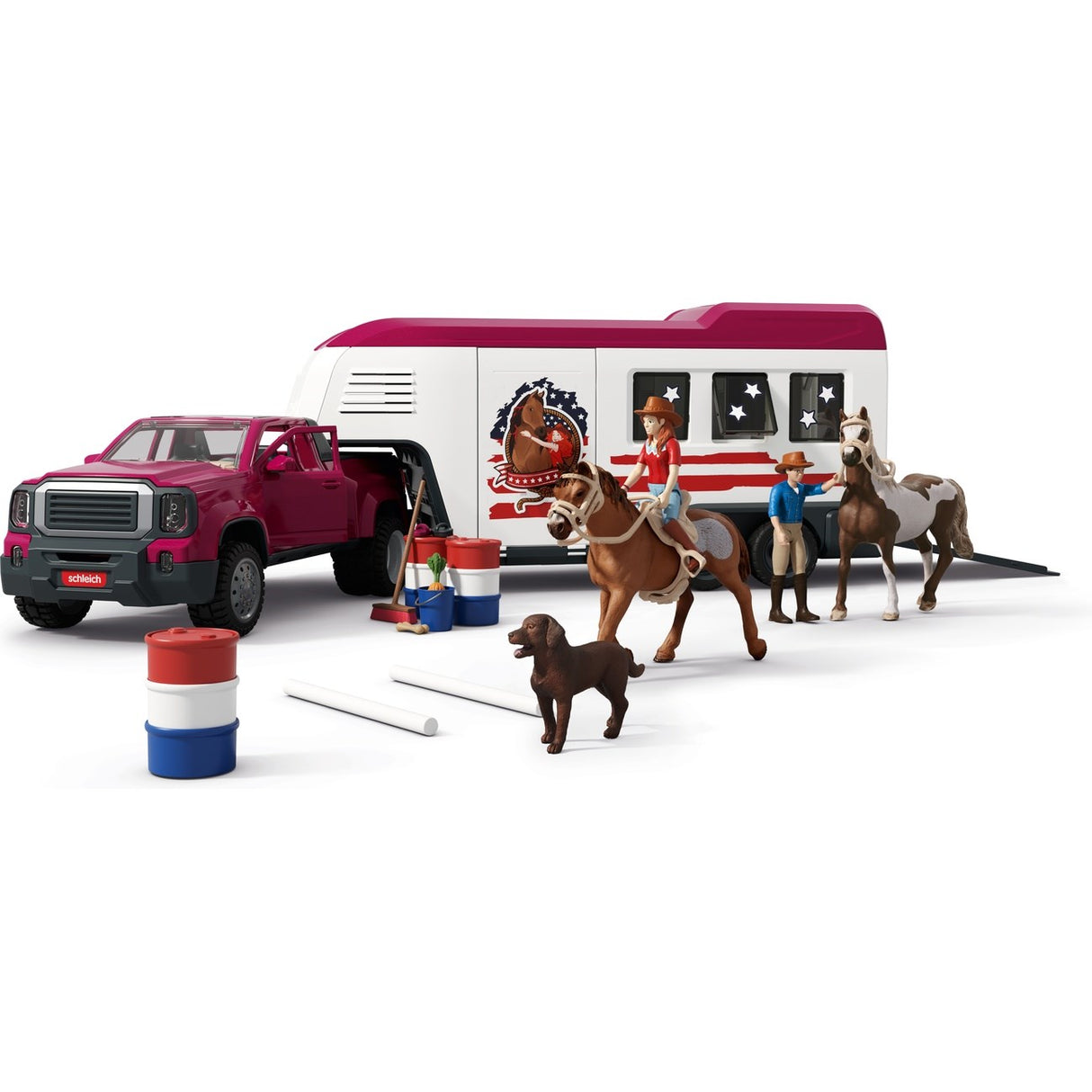 Schleich Lakeside Truck Og Trailer