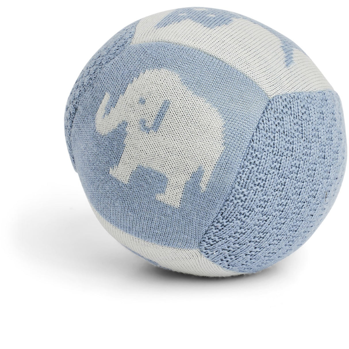 Smallstuff Lighteblå Knitket Ball Med Dyr