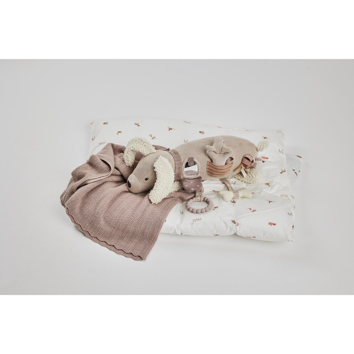 Smallstuff Pudder Baby Blanket Fishbone Knit