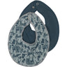 Mikk-Line Orion Blue 2-Pack Baby Bibs Round