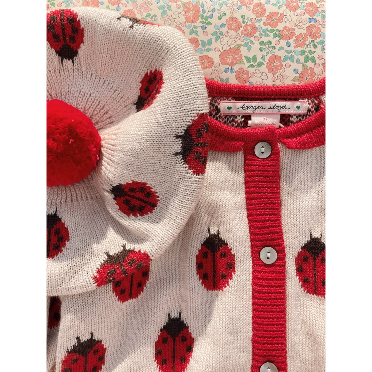 Konges Sløjd Ladybug Belou Knit Beret