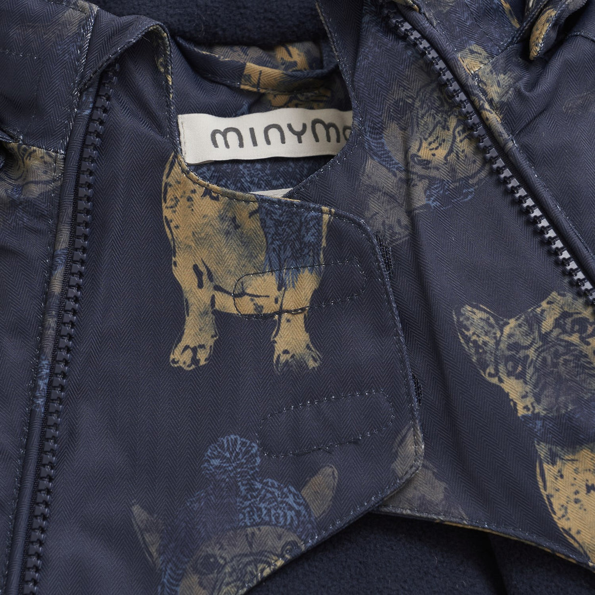 Minymo Navy  Snow Suit AOP