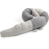 Sebra Elephant Grey Knitted Cushion Sleepy Croc