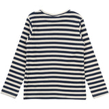 THE NEW Siblings Mood Indigo Striped Fro Uni Rib Blouse