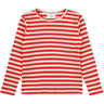 THE NEW Siblings Poppy Red Striped Fro Uni Rib Blouse