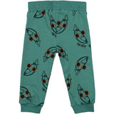 THE NEW Siblings Bottle Green AOP Neo Sweatpants