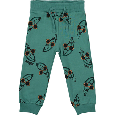 THE NEW Siblings Bottle Green AOP Neo Sweatpants
