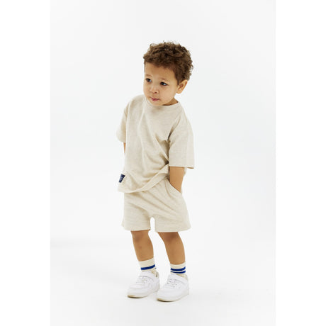 THE NEW Siblings Oatmeal Melange Norval Oversize Sweat T-Shirt