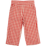 THE NEW Siblings Poppy Red Check Nelly Loose Pants