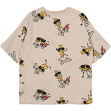 The New Feather Gray AOP Narfalle Oversize T-Shirt