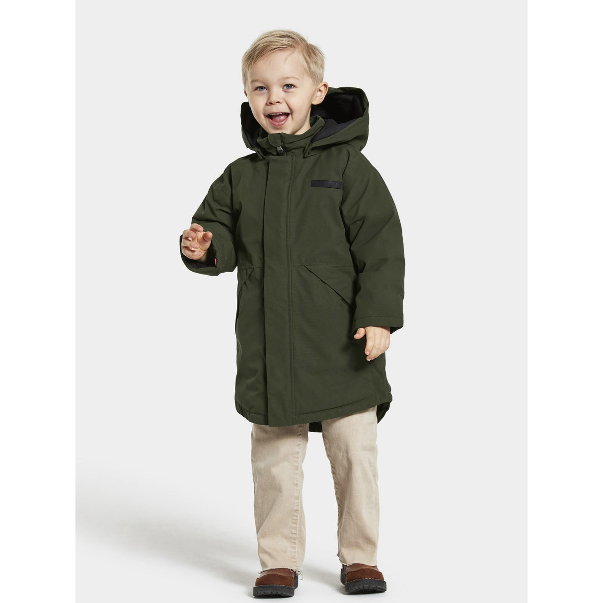 Didriksons Deep Green Timon Kids Parka