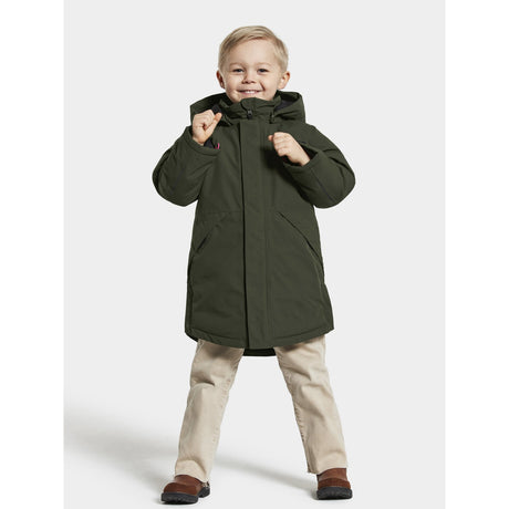 Didriksons Deep Green Timon Kids Parka