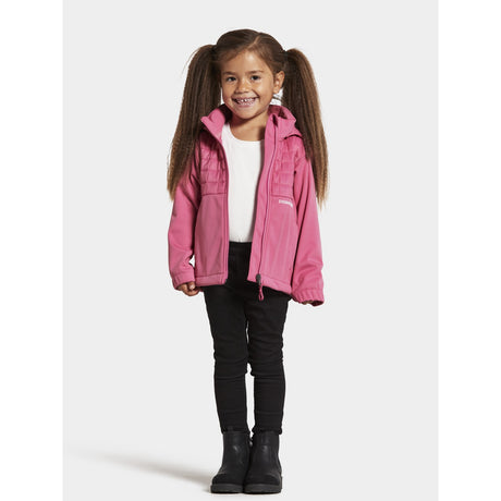 Didriksons Sweet Pink Briska Kids Jacket