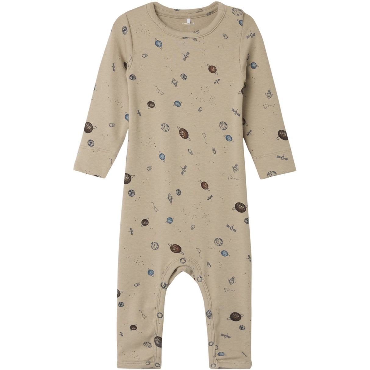 Name It Plaza Taupe Owene Onesie