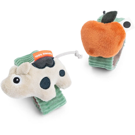 DonebyDeer Green Wrist Rattle Set 2 pcs. Dotti
