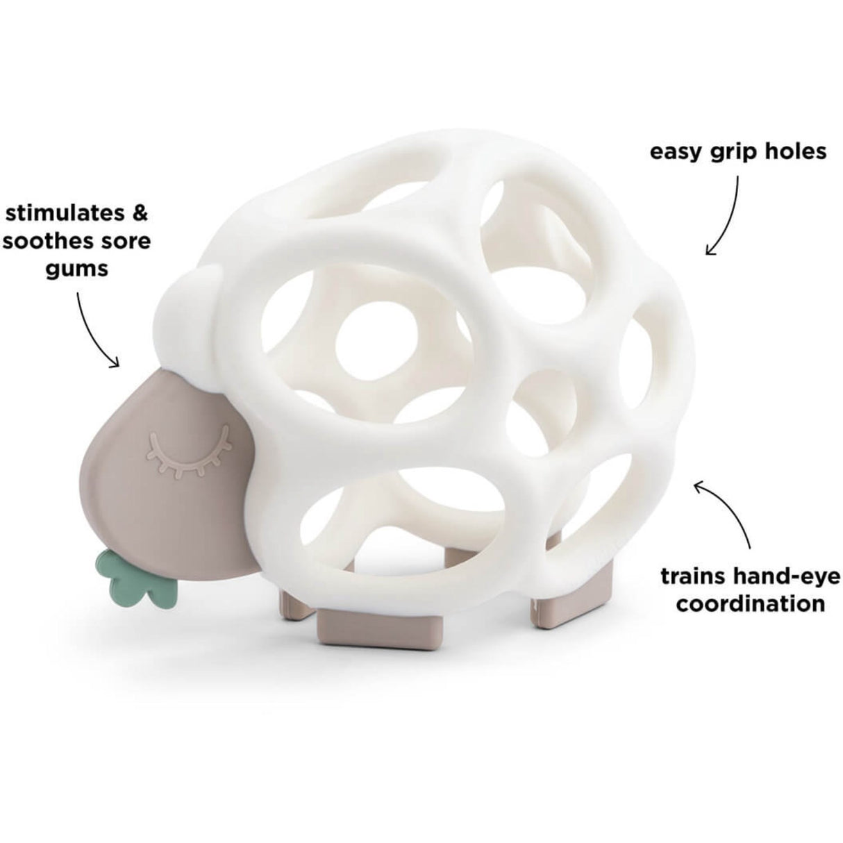 DonebyDeer Sand Grabbing & Biting Toys Sheepy Sand