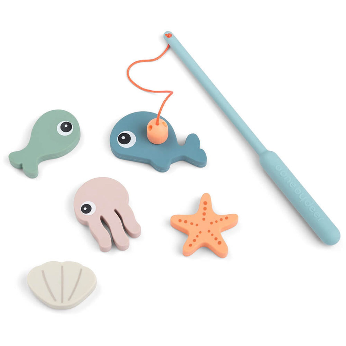 DonebyDeer Colour mix Bath & Fish Toys Sea friends