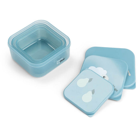 DonebyDeer Blue Snack Box Set of 3 pcs. Tiny farm
