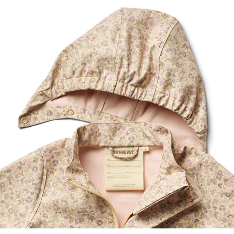 Wheat Rose Flower Field Rainwear Ollo Jacket