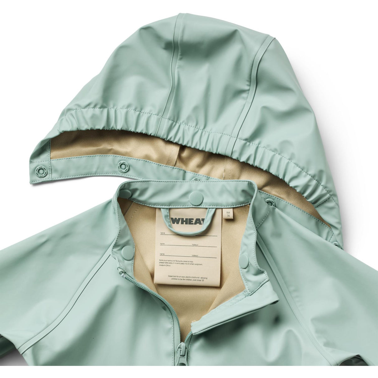 Wheat Aquamarin Rainwear Chardy Jacket