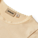 Wheat Macadamia Rib T-Shirt S/S Katie