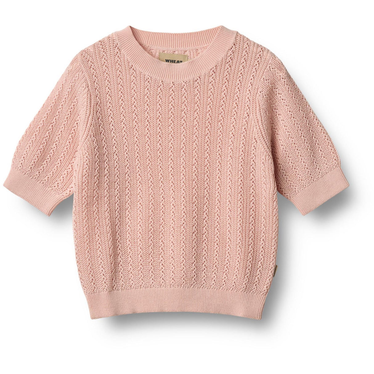 Wheat Powder Knit Top S/S Alva
