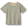 Wheat Green Stripe T-Shirt S/S Fabian