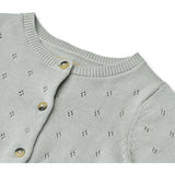 Wheat Soft Blue Knit Cardigan Maia