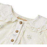 Wheat Blue Flowers Dress S/S Adele