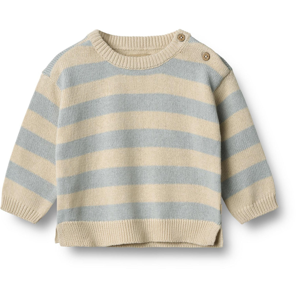 Wheat Blue Stripe Knit Pullover Morgan