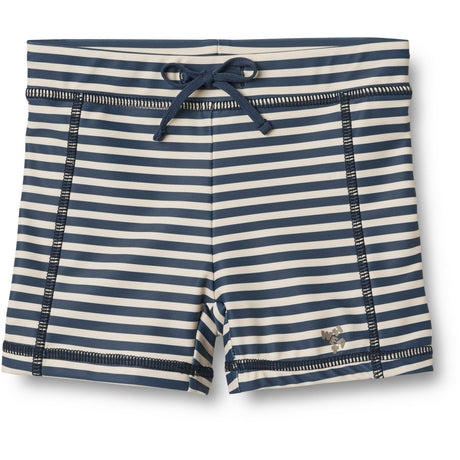 Wheat Blue Stripe Swim Shorts Ulrik