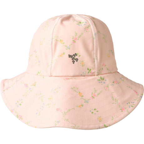 Wheat Powder Checked Flowers Uv Sun hat Bora
