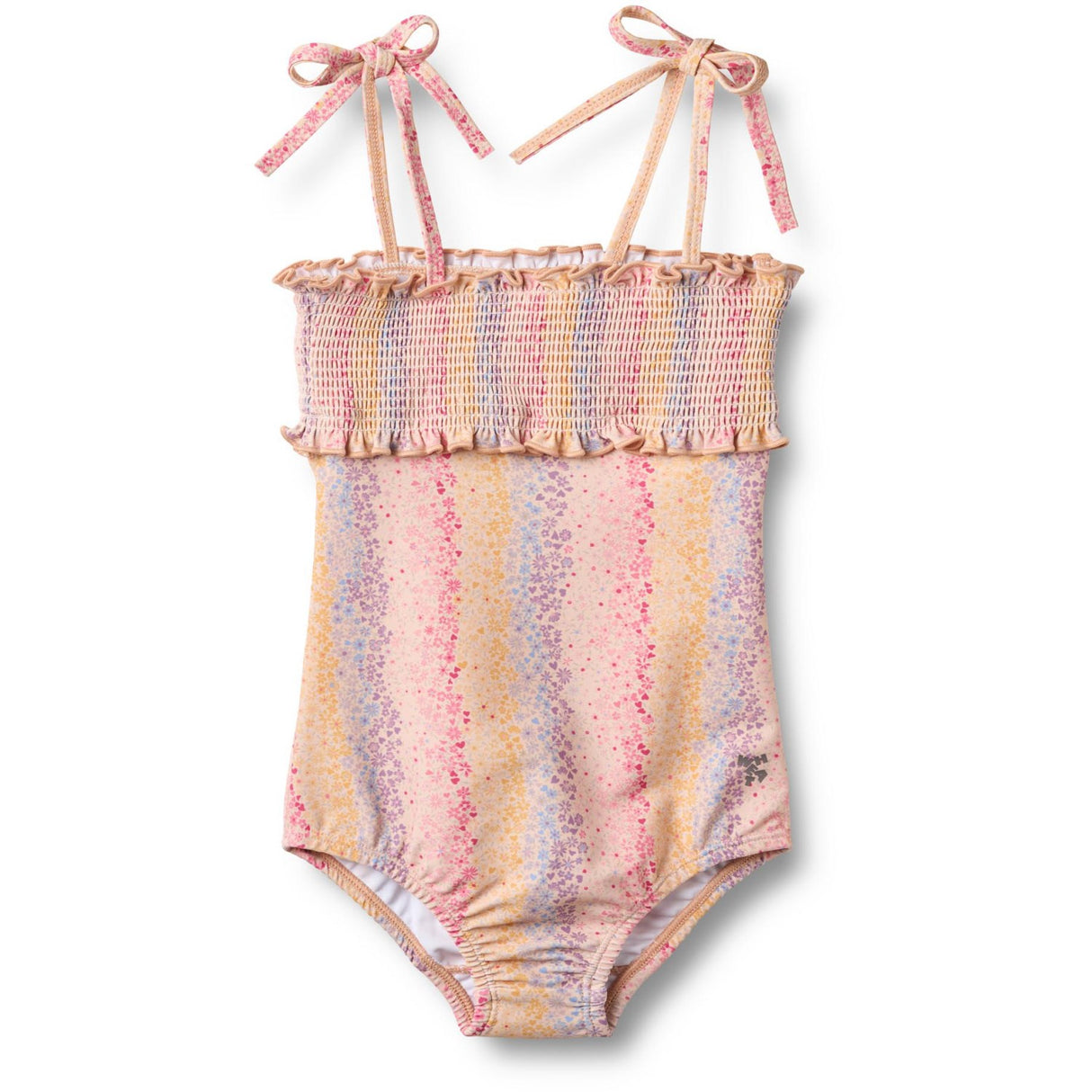 Wheat Multi Rainbow Swimsuit Selma
