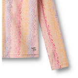 Wheat Multi Rainbow Swim T-Shirt L/S Zip Ada