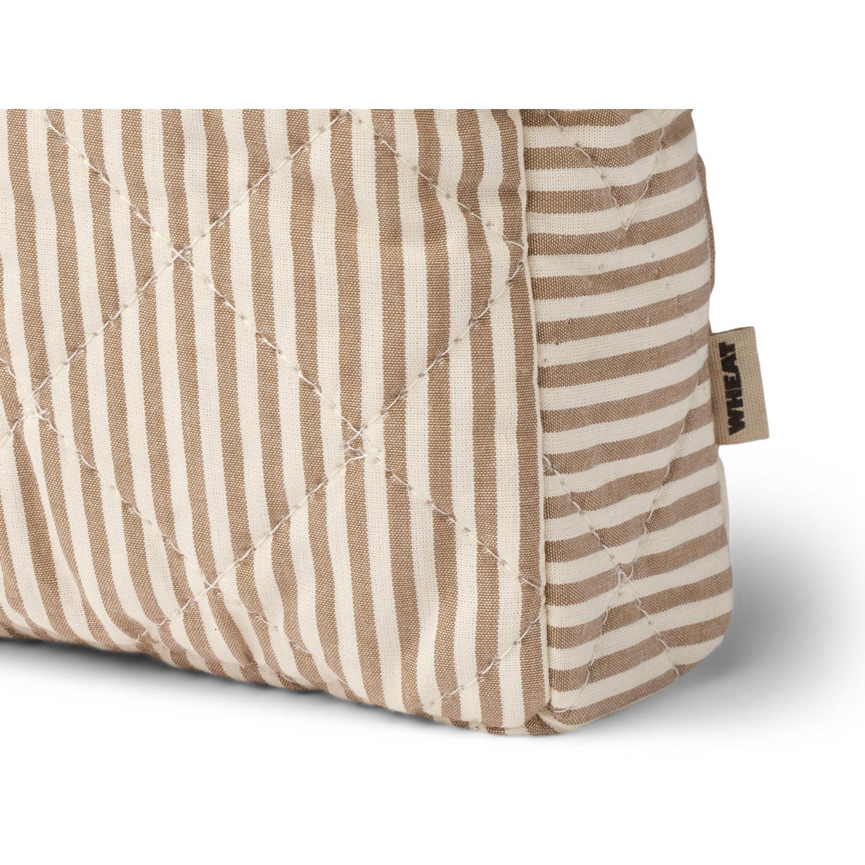 Wheat Cappucino Stripe Wash Bag Small Ziggy