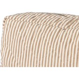 Wheat Cappucino Stripe Wash Bag Large Ziggi