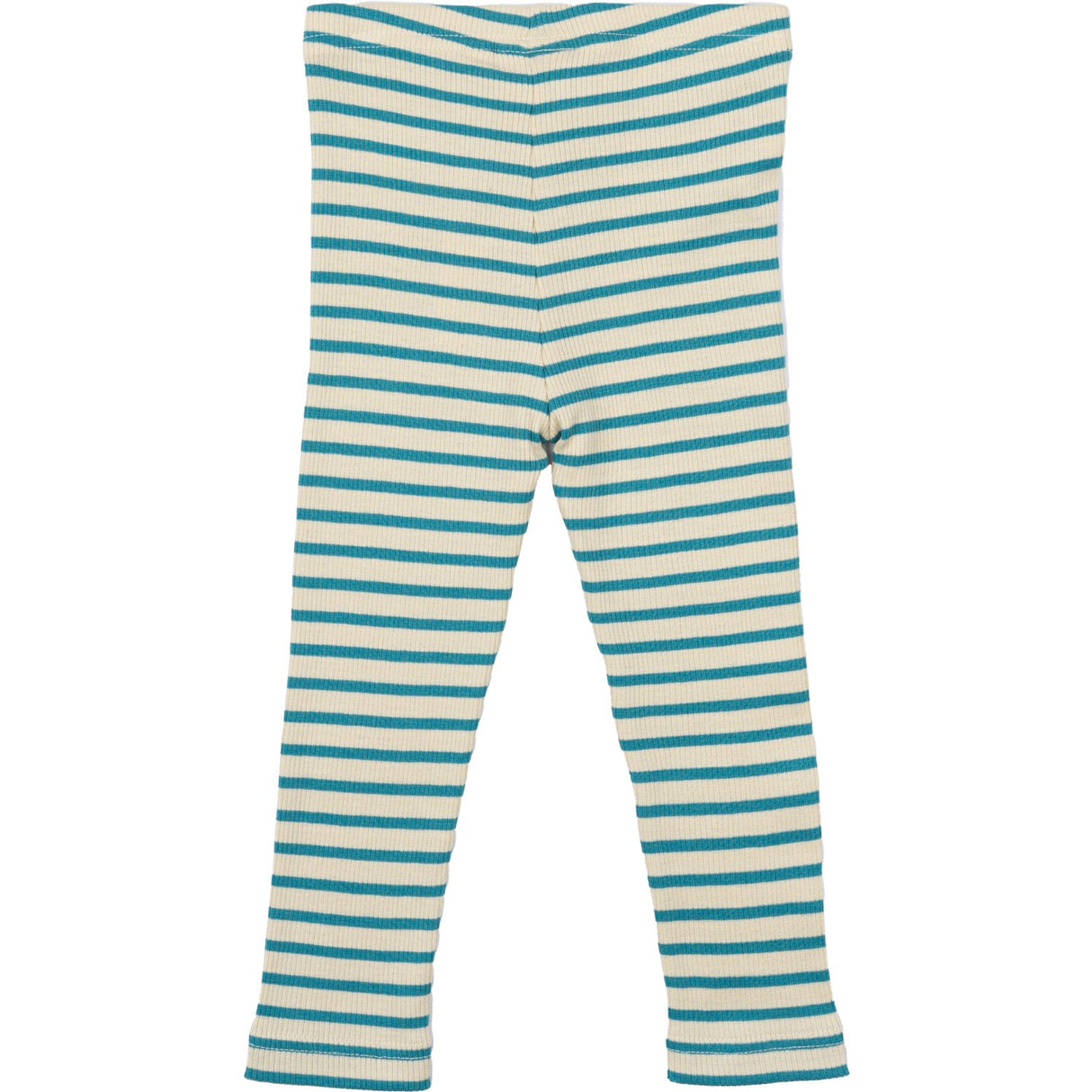 Petit Piao Turquise /Dark Off White Leggings Modal Striped